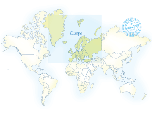 Map Of Eurasia With Countries. Europe, World Map