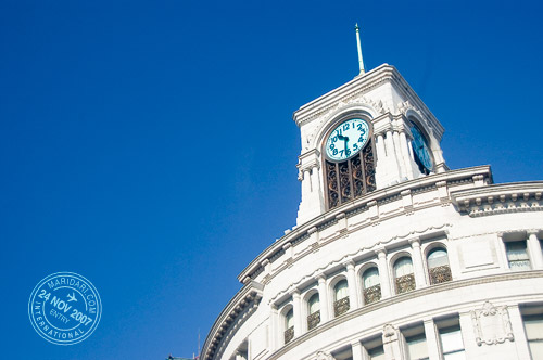 Ginza clock