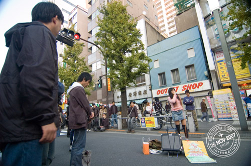 Akihabara aspiring singer