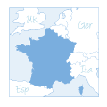 France location on the map