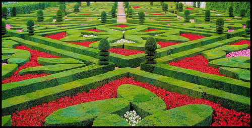 Chateau Villandry Garden, Loire Valley, photo by Francisco Antunes