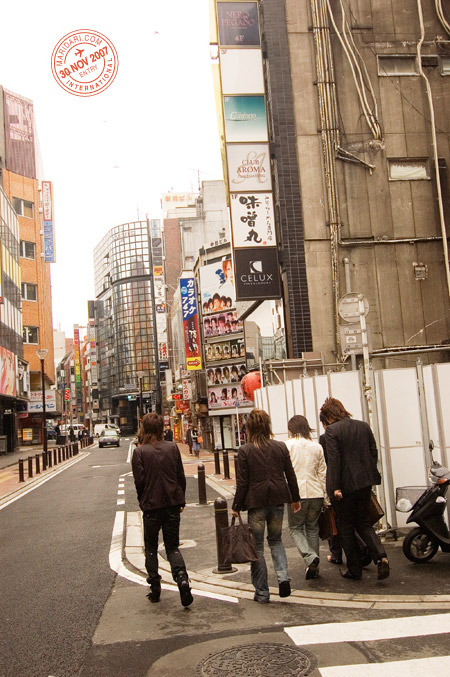 Male escort or hosts (hosuto) at Kabukicho area in Shinjuku, Tokyo