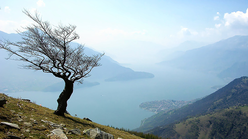 Lake Como, Italy, as seen from Montemezzo, photo by Natale Carioni