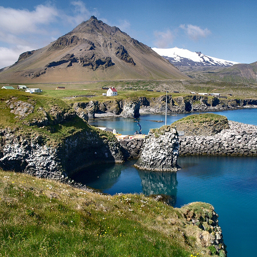 Arnarstapi, Snæfellsnes, Iceland, photo by Atli Harðarson