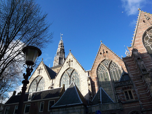 Oude Kerk (Old Church), Amsterdam, photo by Becky Houtman