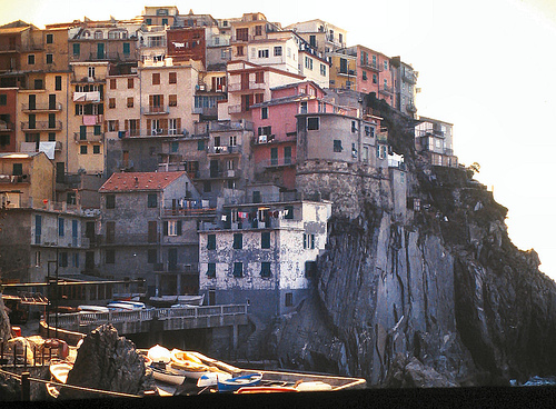 Manarola one of the villages of Cinque Terre on the Italian Riviera, photo by Peter Forster