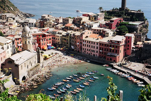 Cinque Terre village Vernazza, photo by Ray Pilla